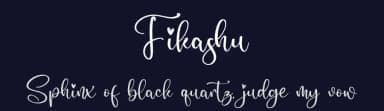 Fikashu by Integritype Studio — Script Handwritten Font — thumbnail 2