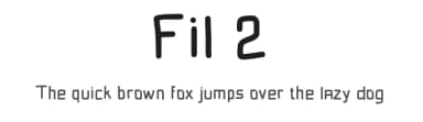 Fil 2 by Filplay — Script Handwritten Font — thumbnail 1
