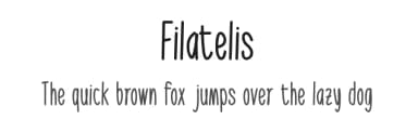 Filatelis by Fadil Agustiansyah — Script Handwritten Font — thumbnail 1
