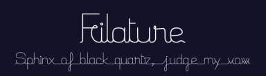Filature by JBFoundry — Script Handwritten Font — thumbnail 2
