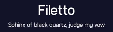Filetto by Zetafonts — Sans Serif Font — thumbnail 2