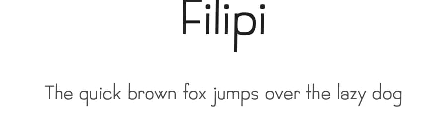 Filipi by Gerardin Filipin — Sans Serif Font