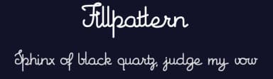 Fillpattern by Jetsmax Studio — Script Handwritten Font — thumbnail 2