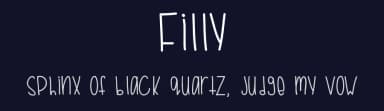 Filly by Heather Avrech — Script Handwritten Font — thumbnail 2