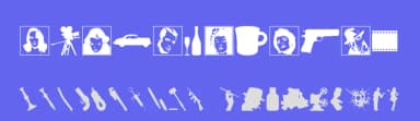 Film Noir by Glyphcraft — Dingbats Font — thumbnail 3