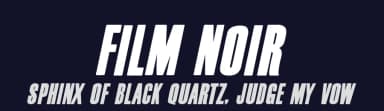 Film Noir by Joseph Dawson — Sans Serif Font — thumbnail 2
