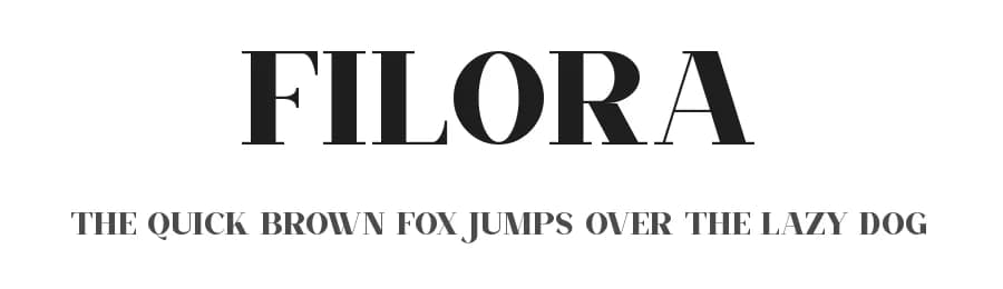 Filora by Slide Shoot Type — Serif Font — preview 1