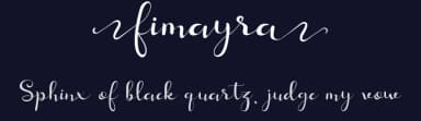 Fimayra by Yesie Erma Yunita — Script Handwritten Font — thumbnail 2
