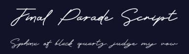 Final Parade Script by PutraCetol Studio — Script Handwritten Font — thumbnail 2