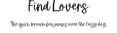 Find Lovers by Ahweproject — Script Handwritten Font — thumbnail 1