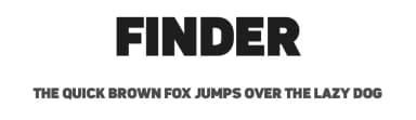 Finder by BrandSemut — Sans Serif Font — thumbnail 1