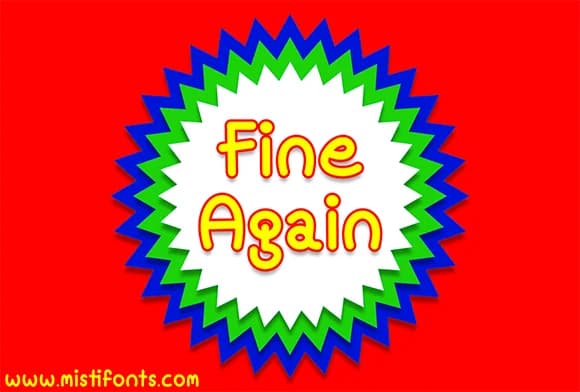 Fine Again Font by Misti — Script Handwritten Font
