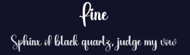 Fine by Scratchones — Script Handwritten Font — thumbnail 2