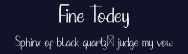 Fine Todey by Edric Studio — Script Handwritten Font — thumbnail 2