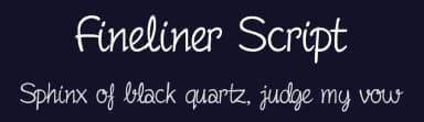 Fineliner Script by Friendly Fonts — Script Handwritten Font — thumbnail 2