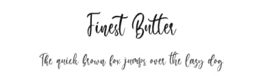 Finest Butter by Din Studio — Script Handwritten Font — thumbnail 1