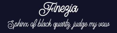 Finezia by ilhamtaro — Script Handwritten Font — thumbnail 2