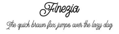 Finezia by ilhamtaro — Script Handwritten Font — thumbnail 1
