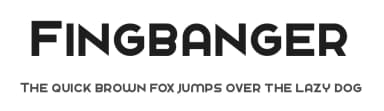 Fingbanger by Chequered Ink — Sans Serif Font — thumbnail 1