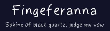 Fingeferanna by Ana Guerra — Script Handwritten Font — thumbnail 2