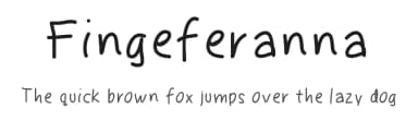 Fingeferanna by Ana Guerra — Script Handwritten Font — thumbnail 1