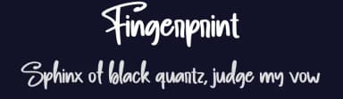 Fingerprint by Scratchones — Script Handwritten Font — thumbnail 2