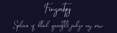 Fingertipz by Edric Studio — Script Handwritten Font — thumbnail 2