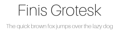 Finis Grotesk by Alvotype — Sans Serif Font — thumbnail 1