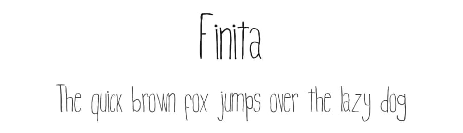 Finita by Matias Demti — Script Handwritten Font