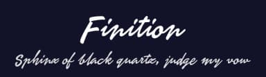 Finition by Måns Grebäck — Script Handwritten Font — thumbnail 2