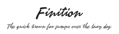 Finition by Måns Grebäck — Script Handwritten Font — thumbnail 1