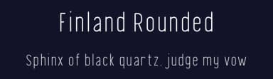 Finland Rounded by Craft Supply Co. — Sans Serif Font — thumbnail 2