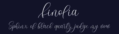 Finolia by Four Lines — Script Handwritten Font — thumbnail 2