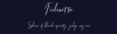 Fiolenitta by mightype — Script Handwritten Font — thumbnail 2
