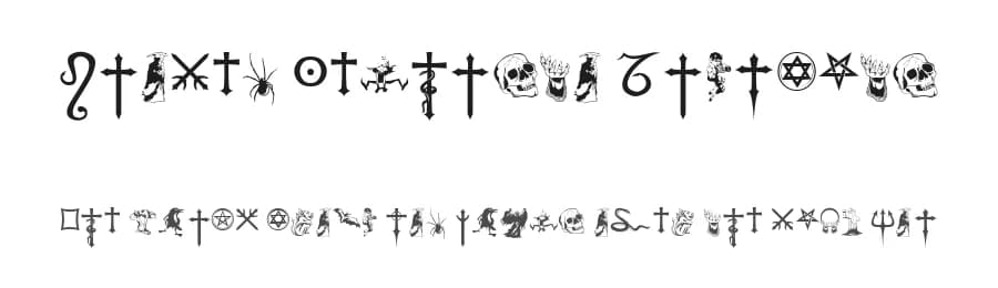 Fiolex Mephisto Dingbats by Fiolex Graphics — Dingbats Font