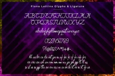 Fiona Lattina Font by Kotak Kuning Studio — Script Handwritten Font — thumbnail 6
