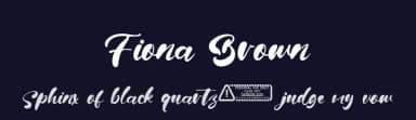 Fiona Brown by Kong Font — Script Handwritten Font — thumbnail 2
