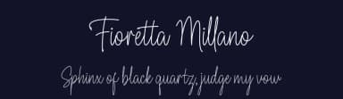 Fioretta Millano by Almarkhatype — Script Handwritten Font — thumbnail 2