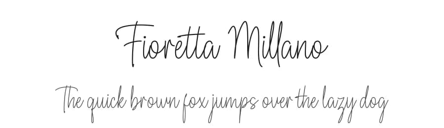 Fioretta Millano by Almarkhatype — Script Handwritten Font