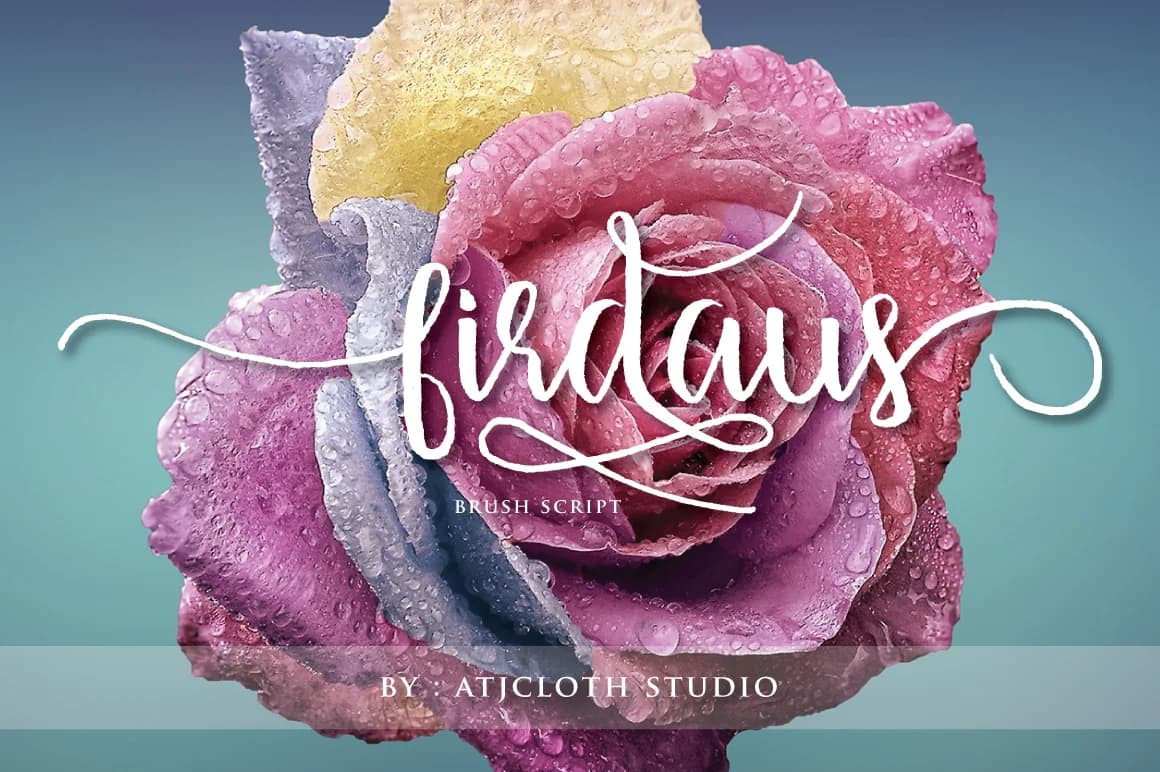 Firdaus Font by Atjcloth Studio — Script Handwritten Font