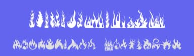 Fire by Woodcutter — Dingbats Font — thumbnail 3