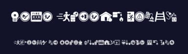 Fire Safety Icons by Woodcutter — Dingbats Font — thumbnail 2