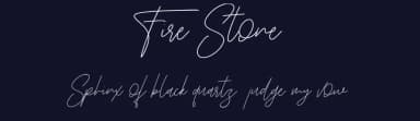 Fire Stone by Maulana Creative — Script Handwritten Font — thumbnail 2