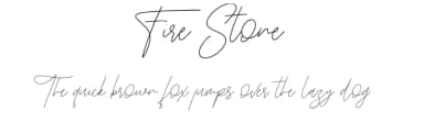 Fire Stone by Maulana Creative — Script Handwritten Font — thumbnail 1