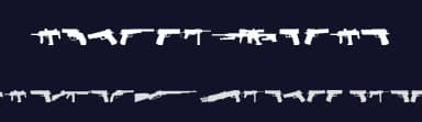 Fireguns TFB by zanatlija — Dingbats Font — thumbnail 2