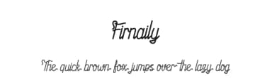 Firnaily by Mabhal Studio — Script Handwritten Font — thumbnail 1