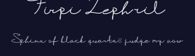 Firpi Lephril by Mifiq — Script Handwritten Font — thumbnail 2