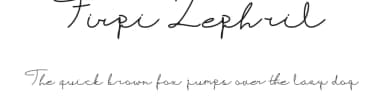 Firpi Lephril by Mifiq — Script Handwritten Font — thumbnail 1