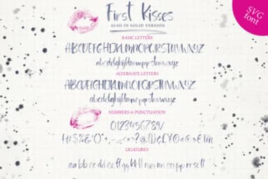 First Kisses Font by Red Ink — Script Handwritten Font — thumbnail 3