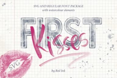 First Kisses Font by Red Ink — Script Handwritten Font — thumbnail 4